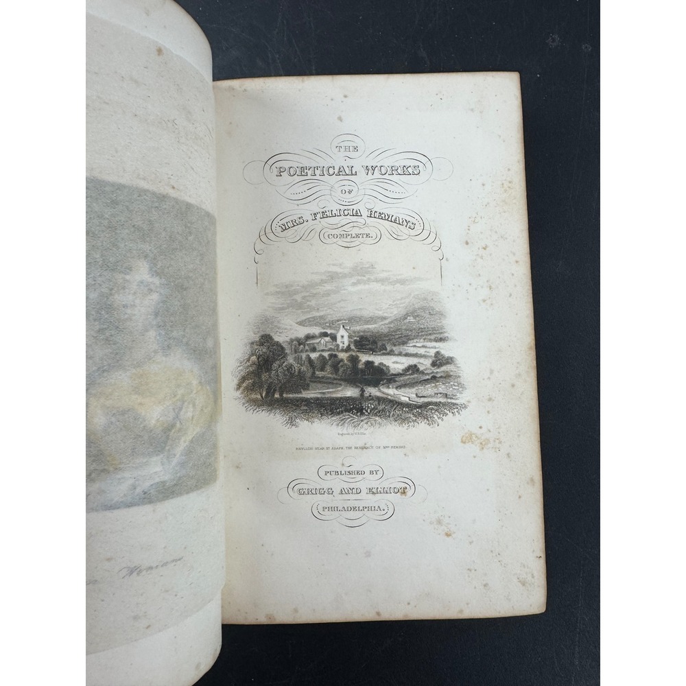 The Poetical‎ Works of Mrs Felicia Hemans Complete Grigg and Elliot 1845